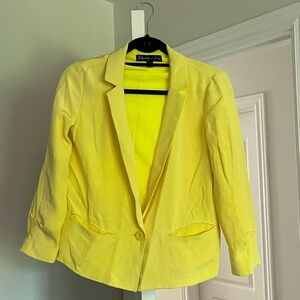 Elizabeth and James 100% silk blazer